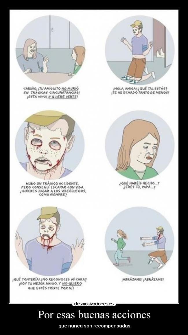 Por esas buenas acciones -