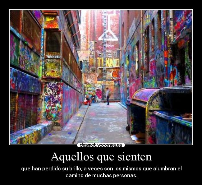 Aquellos que sienten -