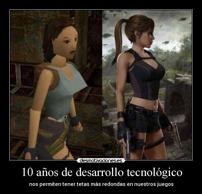 carteles tomb raider desarrollo juegos futubandera desmotivaciones