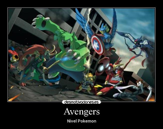 Avengers - Nivel Pokemon