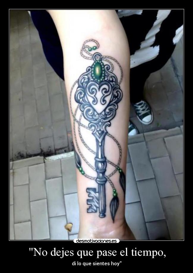 No dejes que pase el tiempo, - 