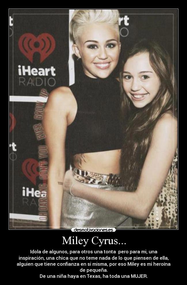 Miley Cyrus... -