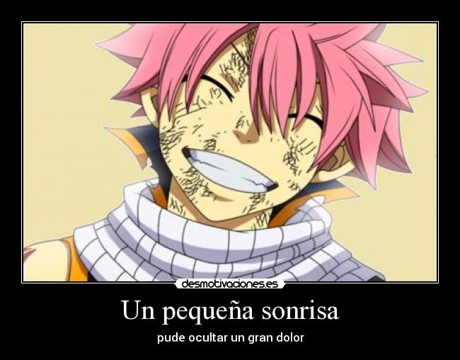 carteles sonrisa anime desmotivaciones