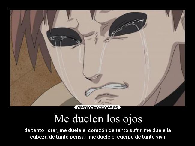 Me duelen los ojos - 