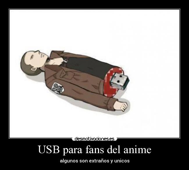 USB para fans del anime - 