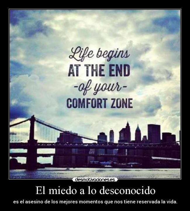 El miedo a lo desconocido -
