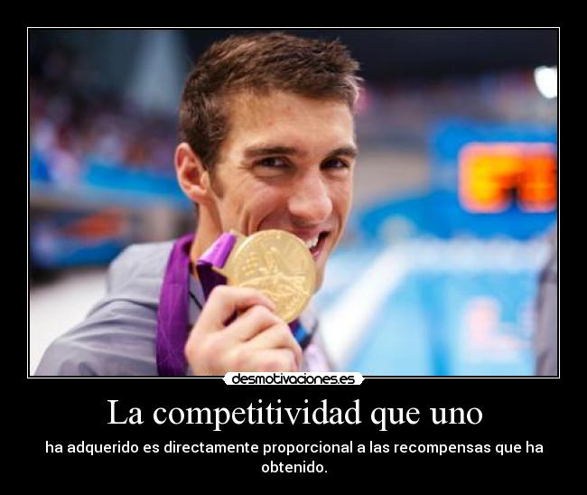 La competitividad que uno -