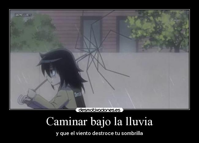 Caminar bajo la lluvia - 