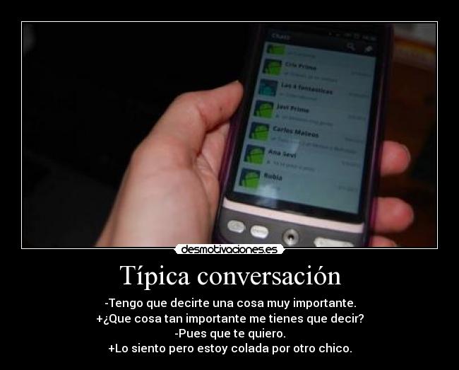 Típica conversación -