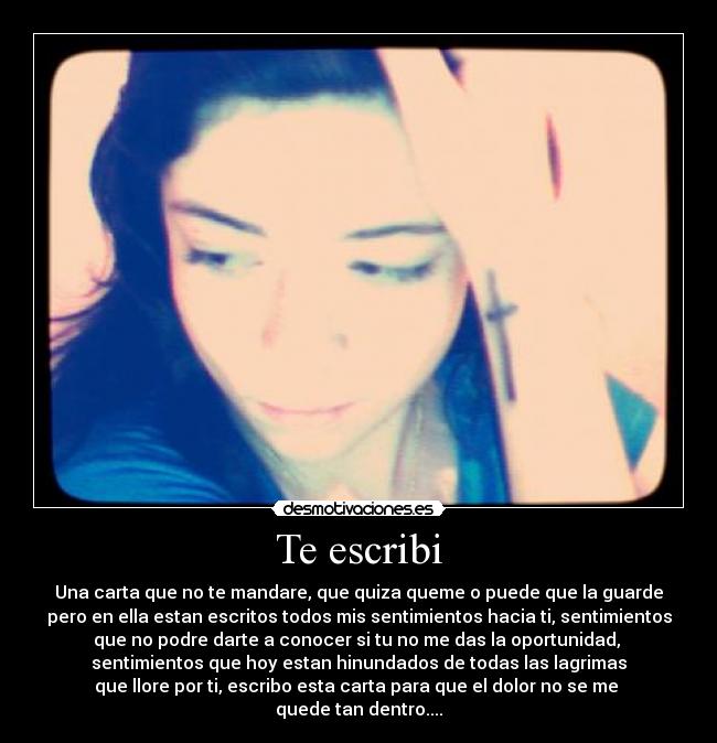 Te escribi -