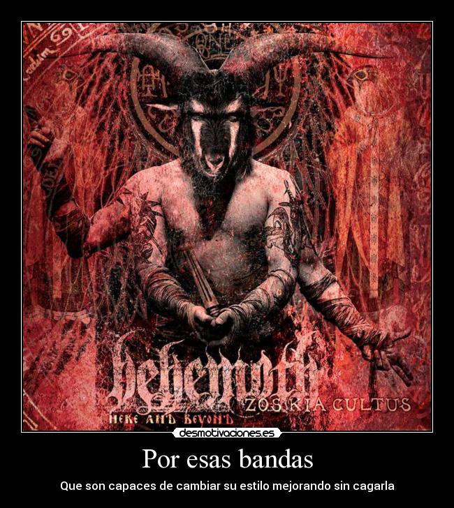 carteles musica black death speed rock heavy metal behemoth metallica hizo ridiculo desmotivaciones