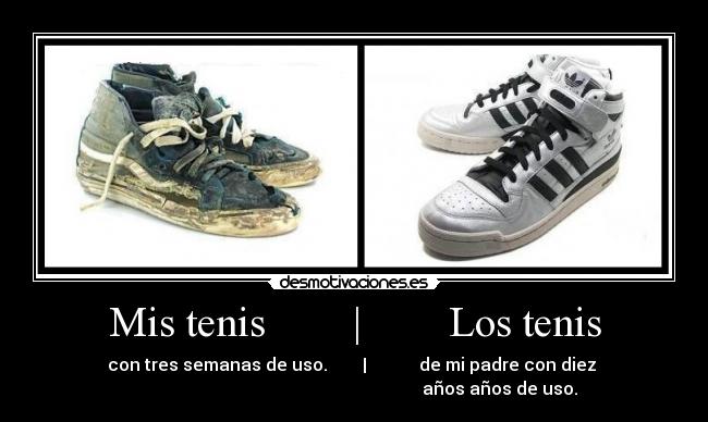 Mis tenis        |        Los tenis - 