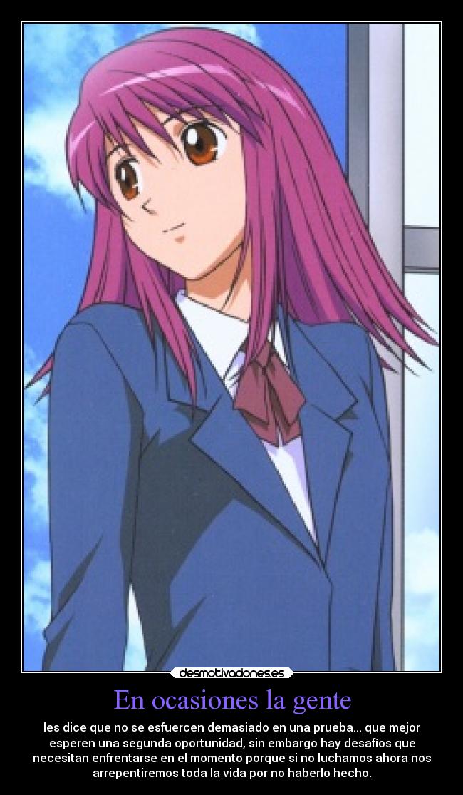 En ocasiones la gente -