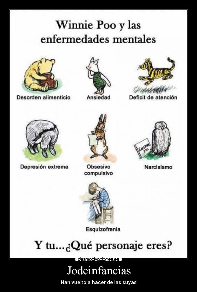 carteles winney poo jodeinfancias han vuelto hacer las suyas desmotivaciones