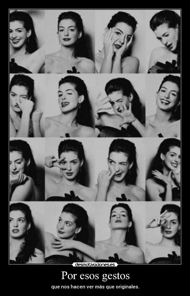 Por esos gestos -