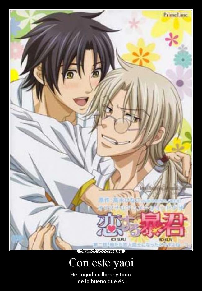 Con este yaoi -