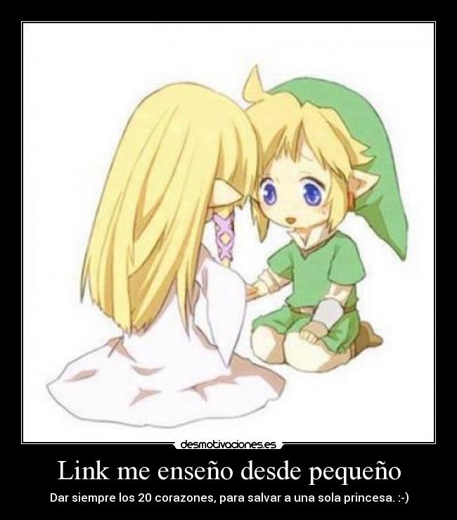 carteles anime manga otaku cosplay mensaje the legend zelda link enseno video juegos desmotivaciones