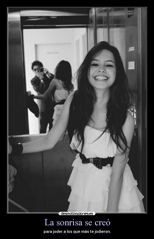 La sonrisa se creó - 