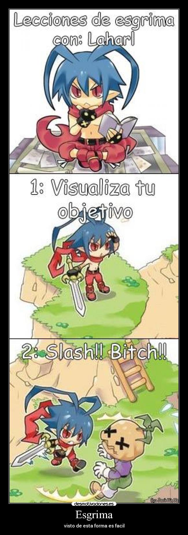 Esgrima - visto de esta forma es facil