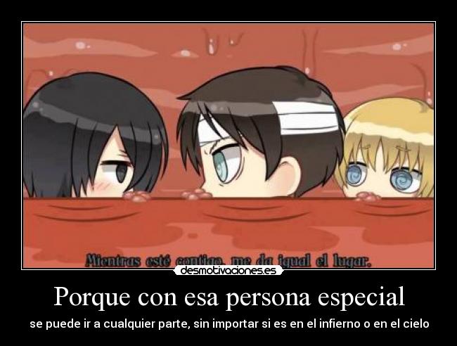 Porque con esa persona especial - 