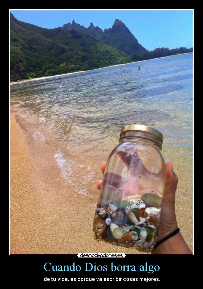 Cuando Dios borra algo -
