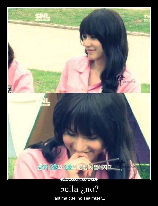 bella ¿no? - lastima que  no sea mujer...