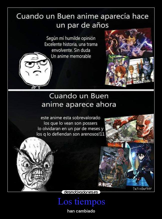 Los tiempos - han cambiado