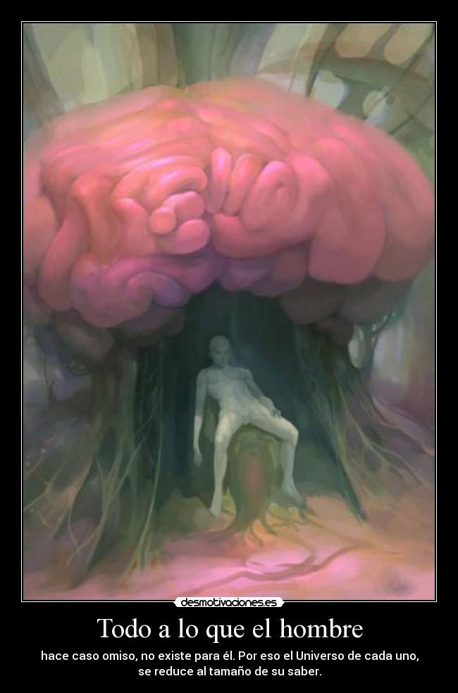 carteles universo pensamiento desmotivaciones