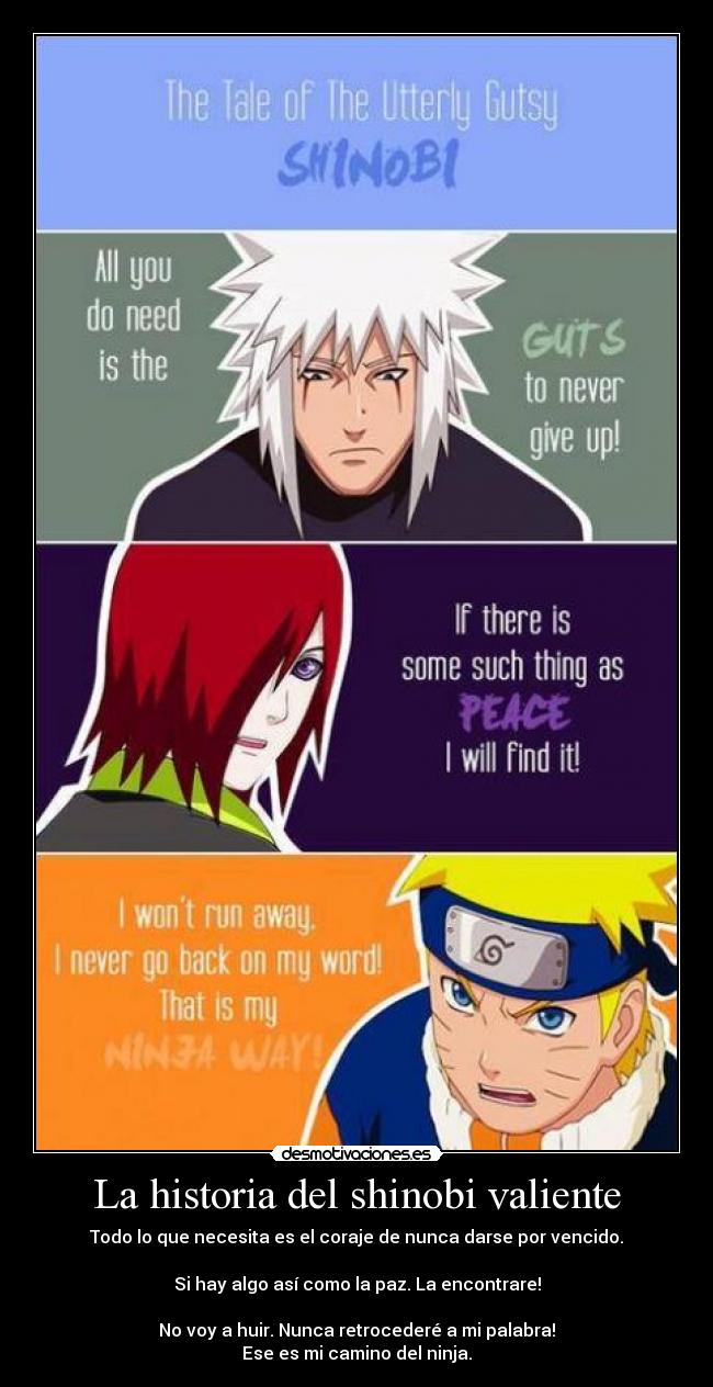 carteles historia naruto desmotivaciones