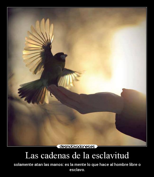 Las cadenas de la esclavitud -