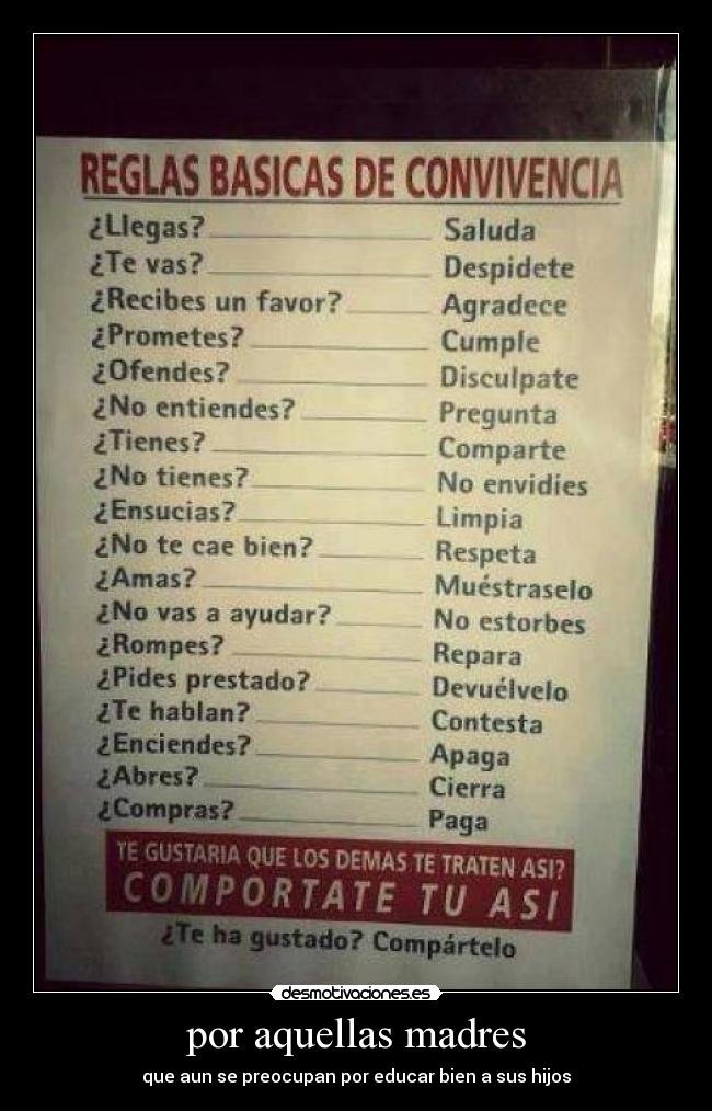 por aquellas madres - 