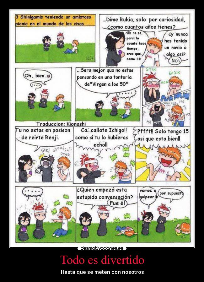 Todo es divertido - Hasta que se meten con nosotros