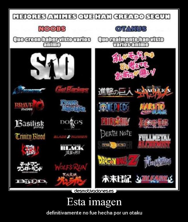 carteles anime otaku sao karas trinity blood darker than black code breaker naruto dragon ball bleach desmotivaciones