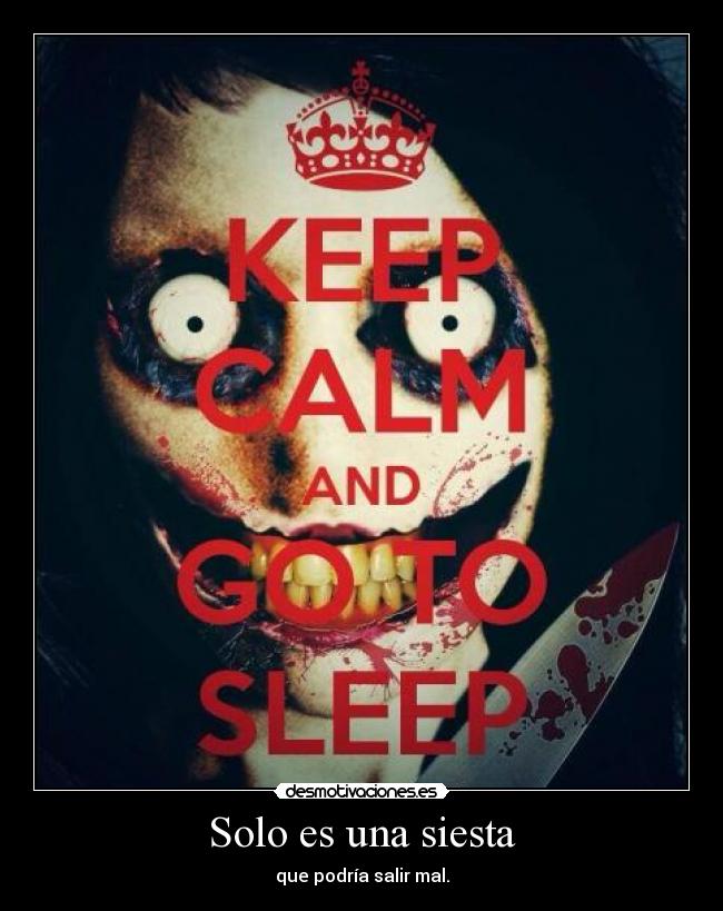 Solo es una siesta - 