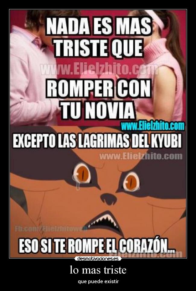 lo mas triste -