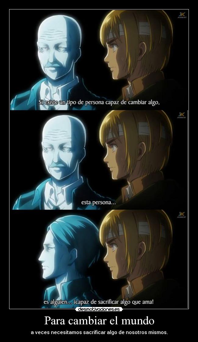 Para cambiar el mundo -