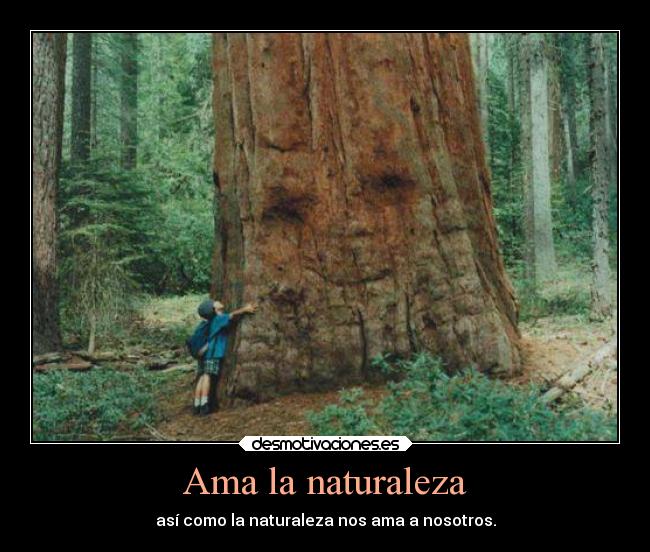 Ama la naturaleza -