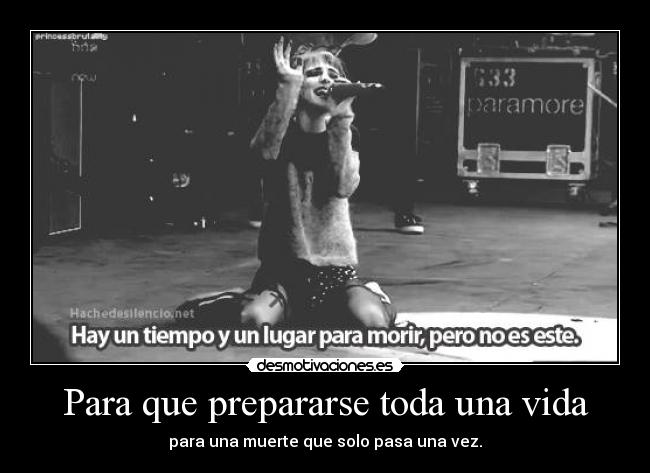 Para que prepararse toda una vida - 
