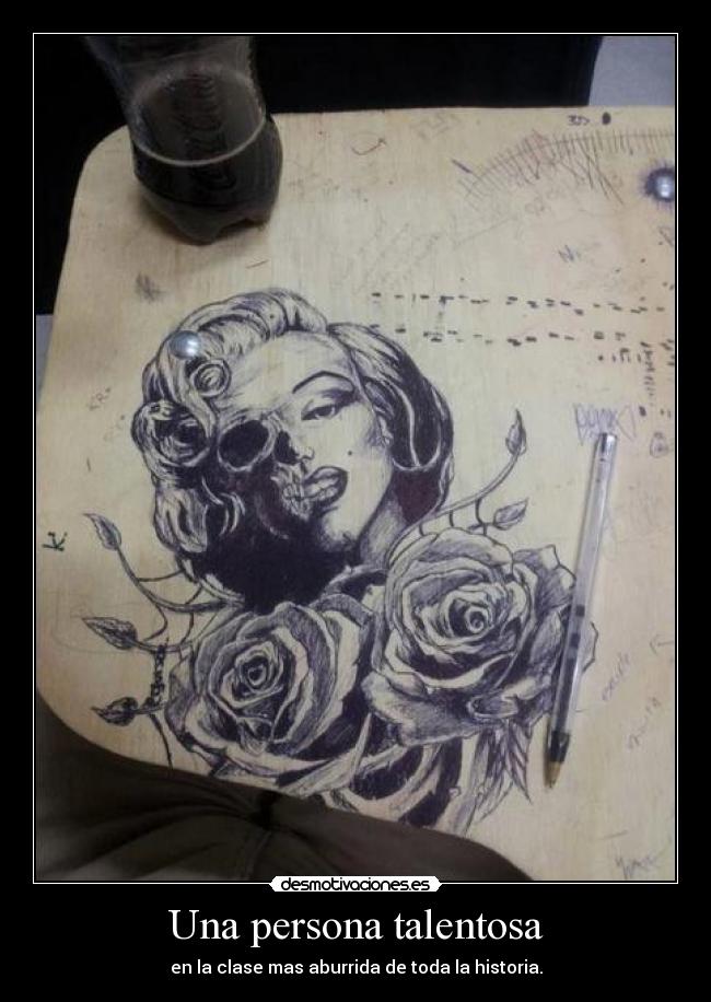 Una persona talentosa -