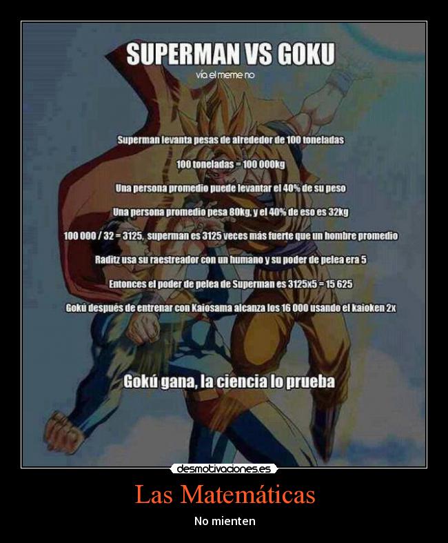 Las Matemáticas - No mienten