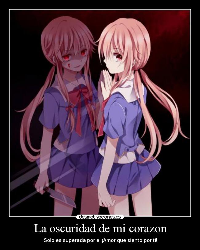 La oscuridad de mi corazon - 