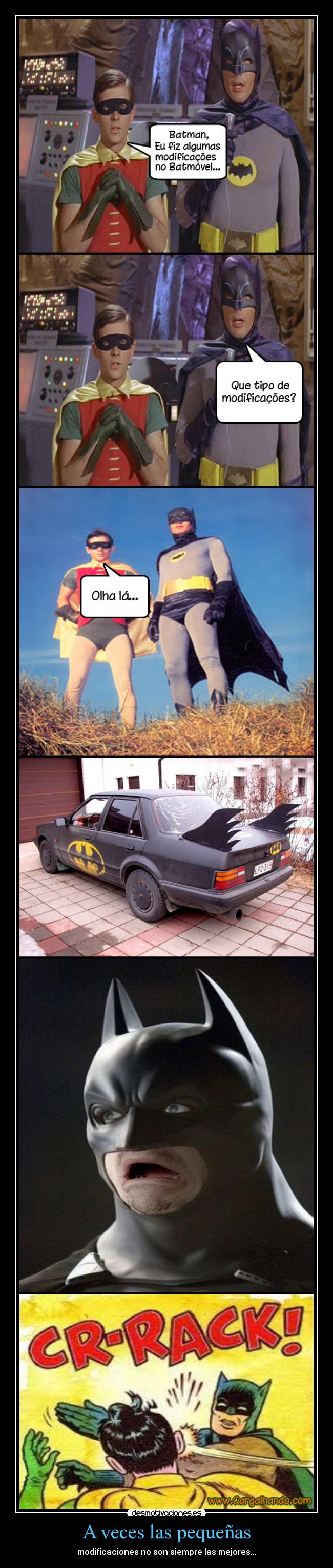 A veces las pequeñas - modificaciones no son siempre las mejores...