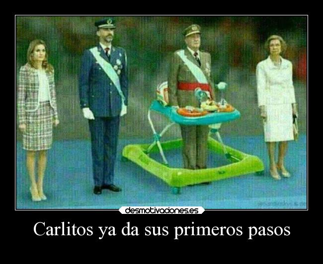 Carlitos ya da sus primeros pasos - 