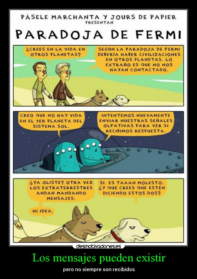 Los mensajes pueden existir - pero no siempre son recibidos