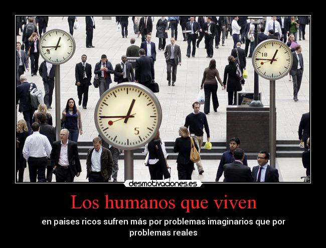 Los humanos que viven -