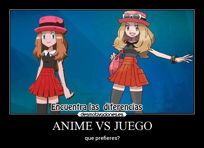 ANIME VS JUEGO -