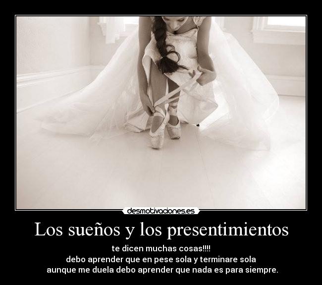 Los sueños y los presentimientos -