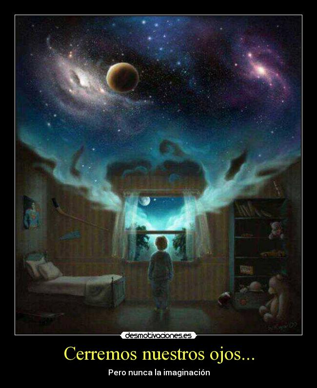 Cerremos nuestros ojos... -