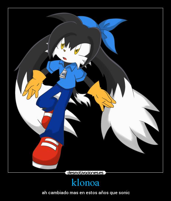 klonoa - ah cambiado mas en estos años que sonic