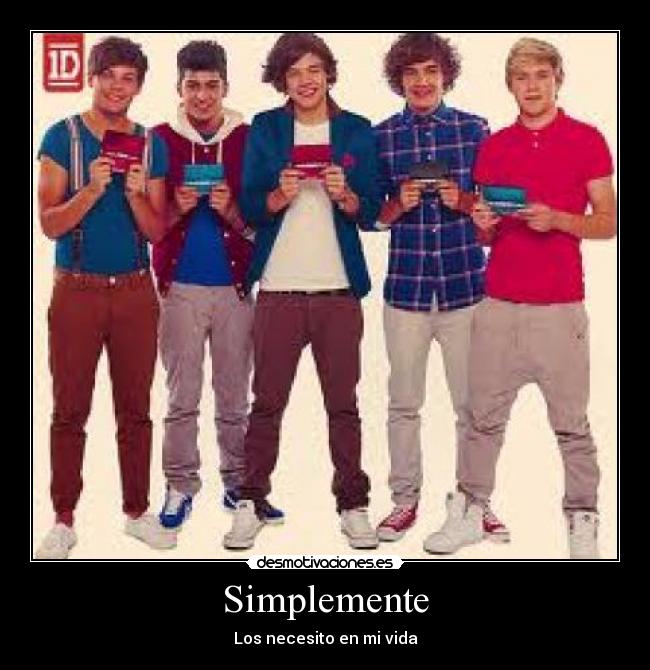 Simplemente - Los necesito en mi vida